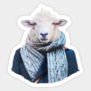 Sheep Portrait Sticker